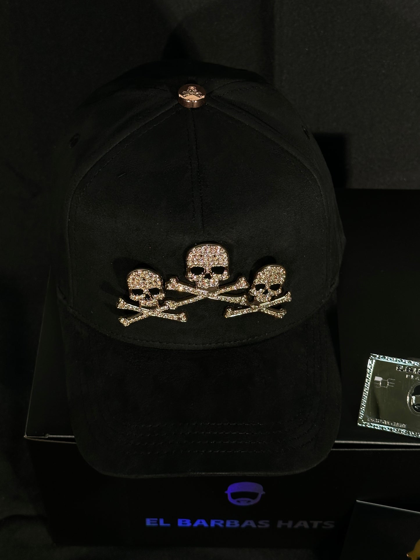 BARBAS HATS - SKULLS ROSE GOLD