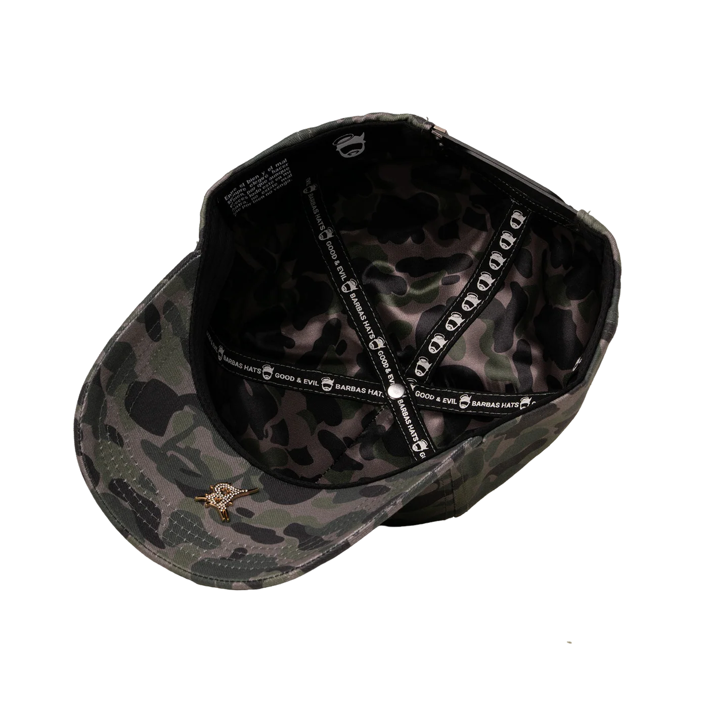 B CROSS CAMO BARBAS HATS