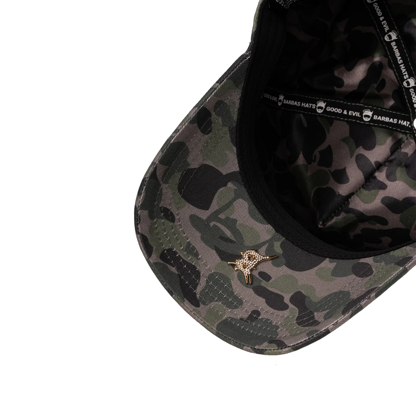 B CROSS CAMO BARBAS HATS