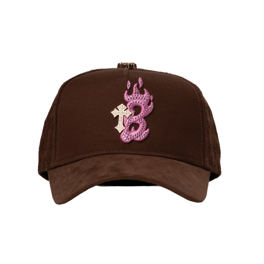 B CROSS PINK BARBAS HATS - GOOD & EVIL